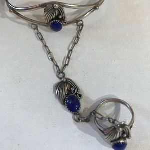 Lapis Bracelet/Ring Combo